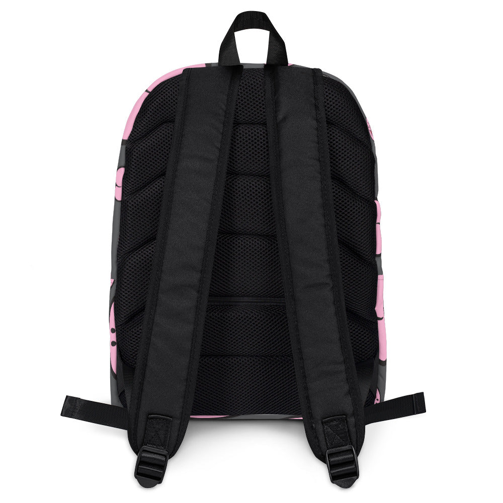 Pattern Backpack - Charcoal