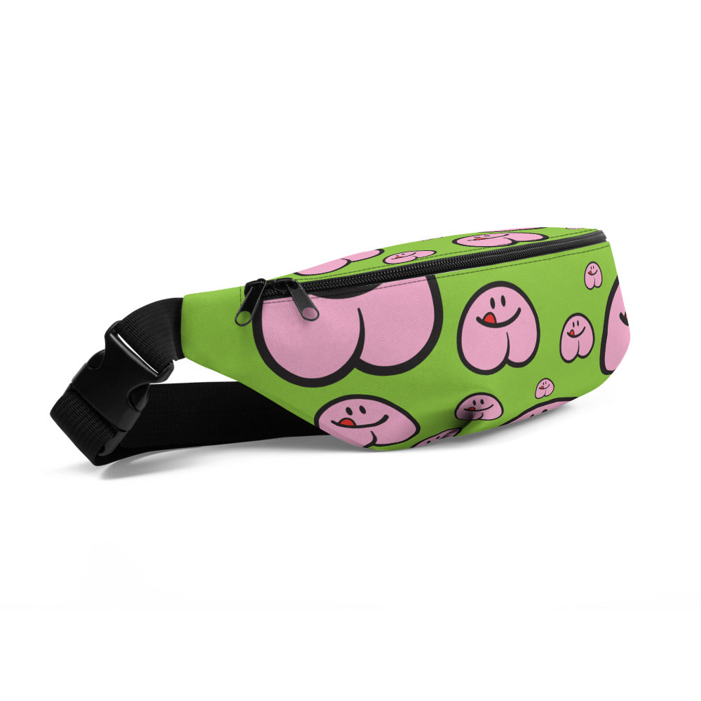 Pattern Fanny Pack - Lime Green